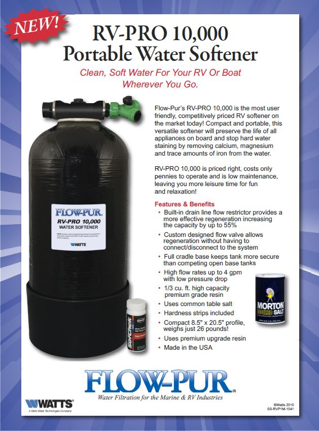 What can an RV water softener do for you?